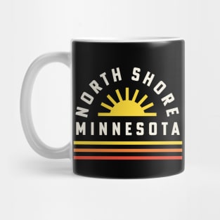 North Shore Minnesota Lake Superior Duluth MN Retro Vintage Sunshine Mug